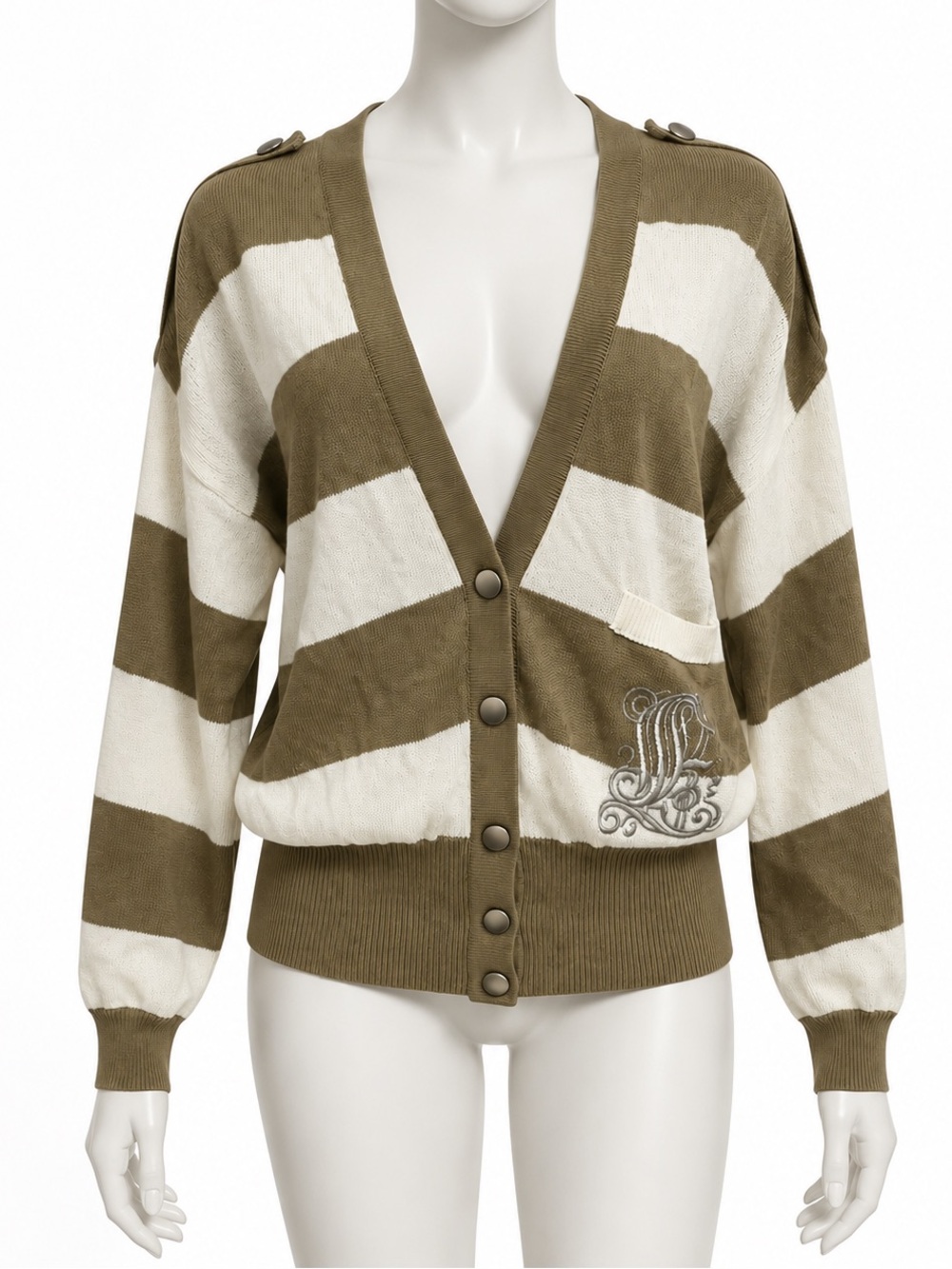 Vintage Escada Margareta Ley stripped cardigan